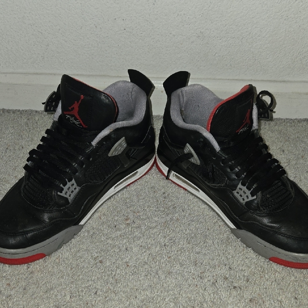 AIR JORDAN 4 Retro BRED Reimagined FV5029 006 Mens Size 12 - Picture 3 of 7